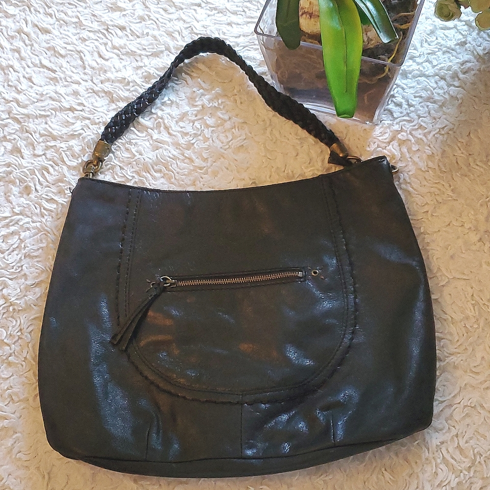 The Sak vintage black leather purse
